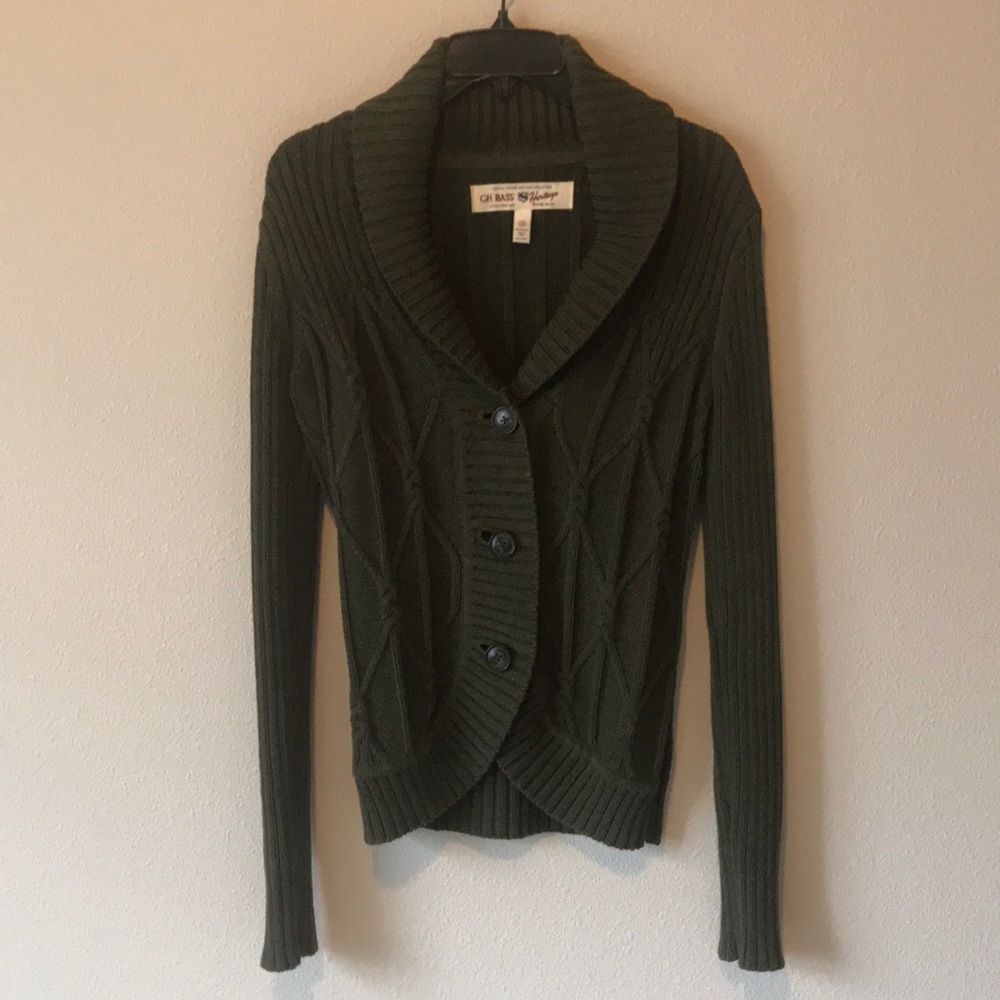 GH Bass Forest Green Sweater